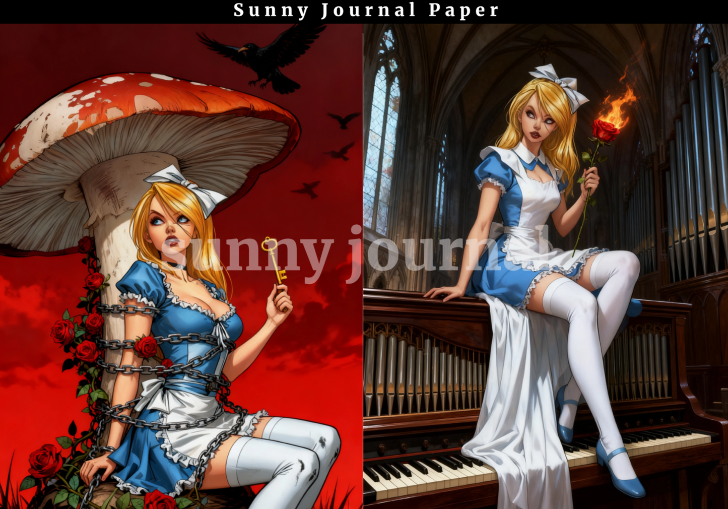 B0024-Dark Twins Alice 20 images no repeat