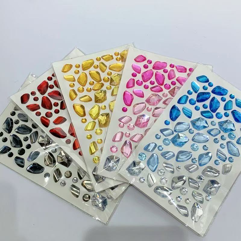 Gradient Fancy Shape Gem 3D Stickers