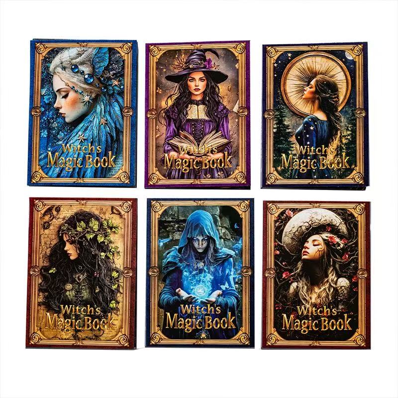 Witch's Magic Book Scrapbook Paper 50 Sheets Per Pack