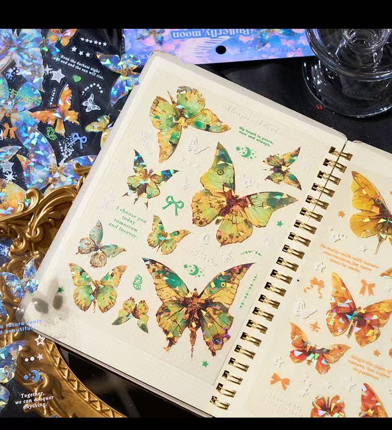 Butterfly PET PRE-CUT Sticker Book