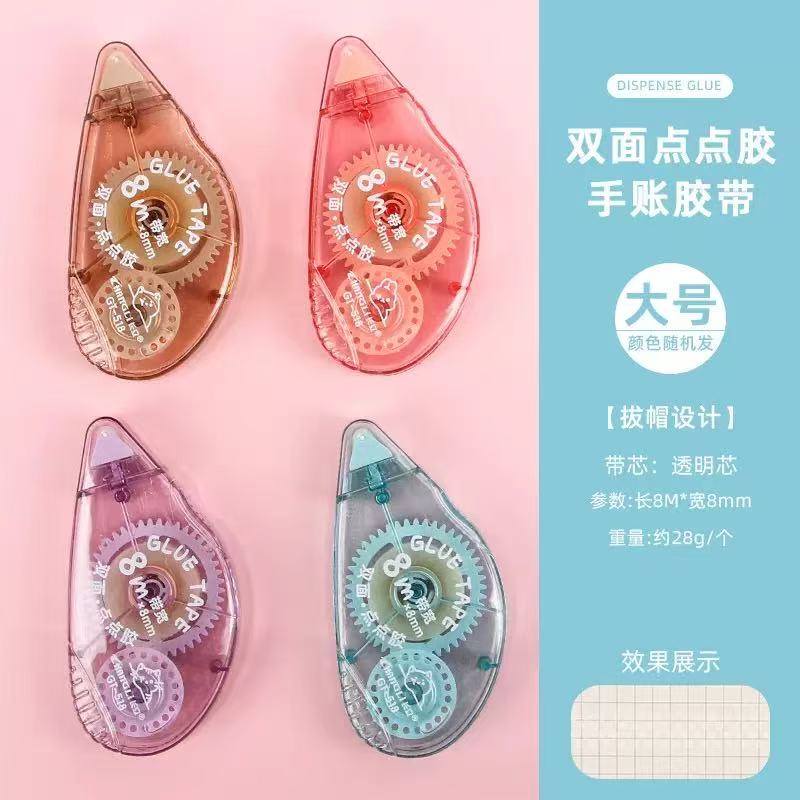 High Viscosity Dot Glue Transparent Double-Sided Tape Large Capacity for Scrapbooking