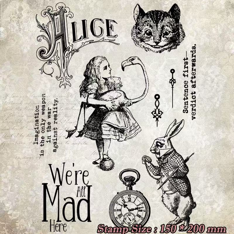 Classic Alice Clear  silicone Stamp