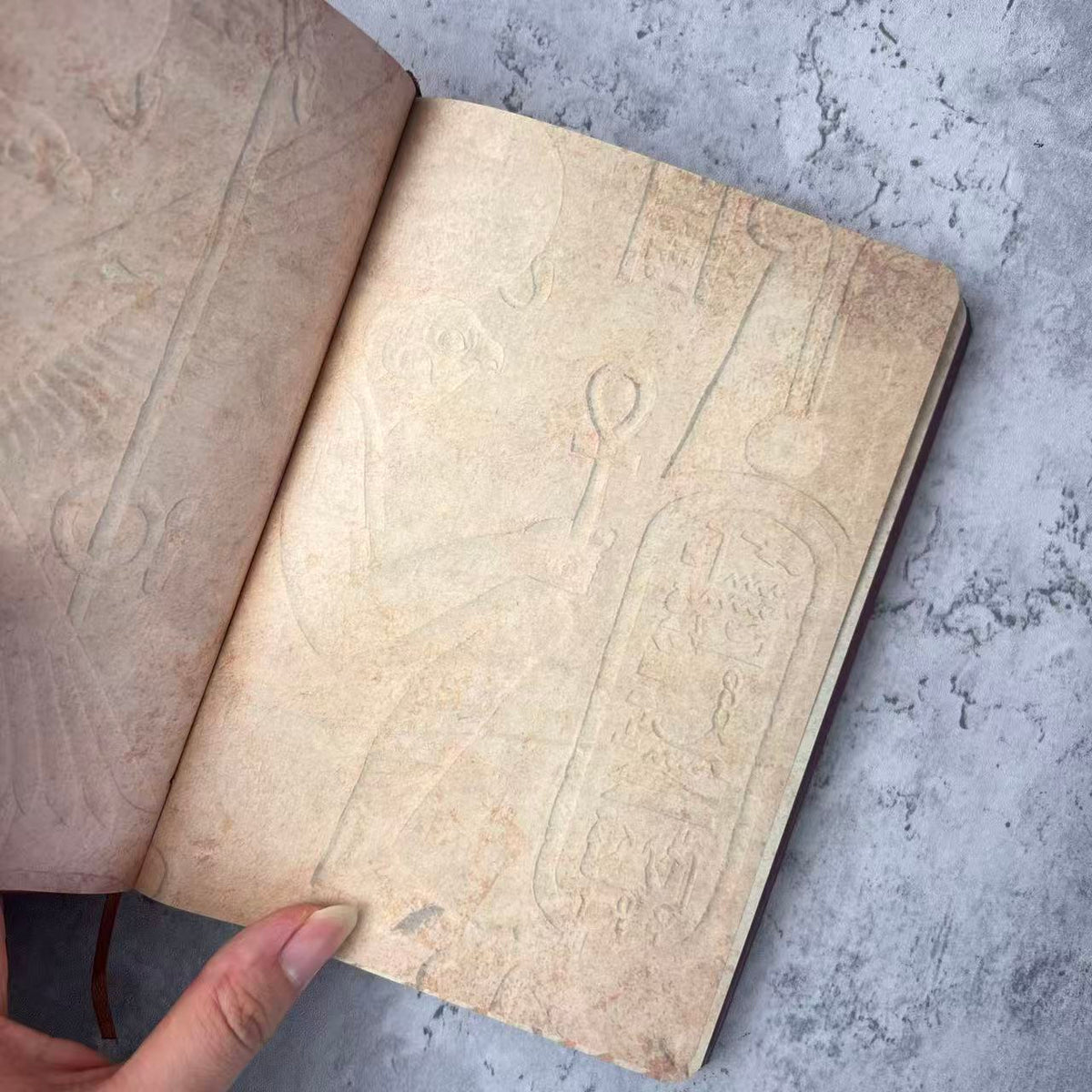 Retro Egyptian-style A5 Journal Paper Books 110 pages