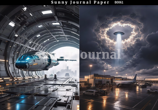 B0061-Second Planet, Outer Space, Cosmic Immigration Paper A5 paper 10pcs no repeat