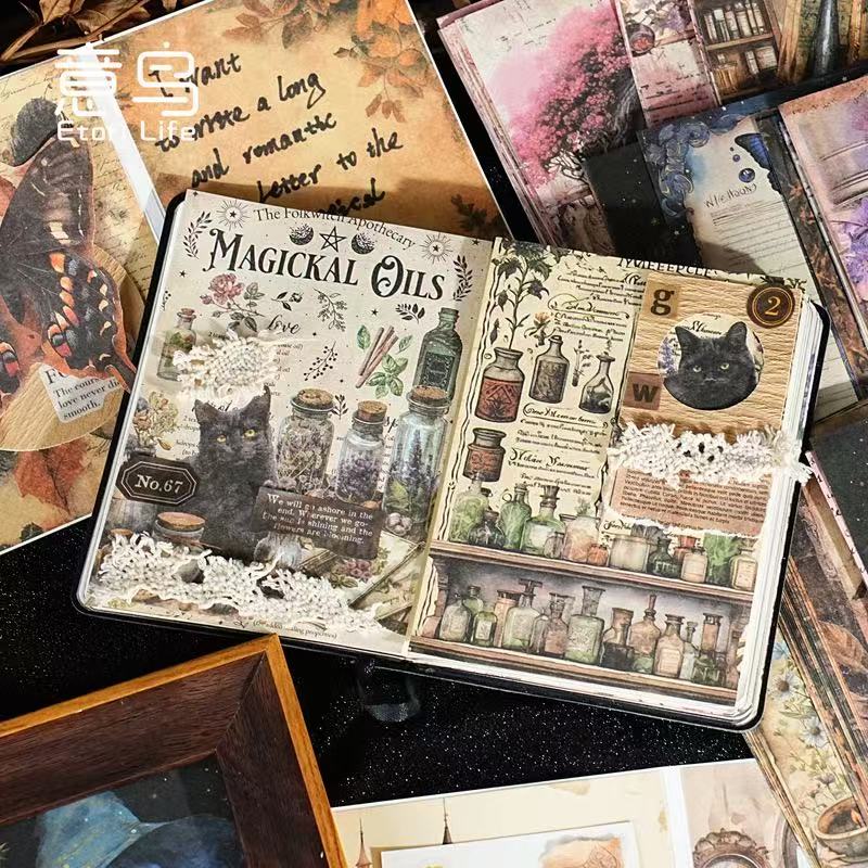 Magic World JunkJournal Paper 20 Sheets Per Pack