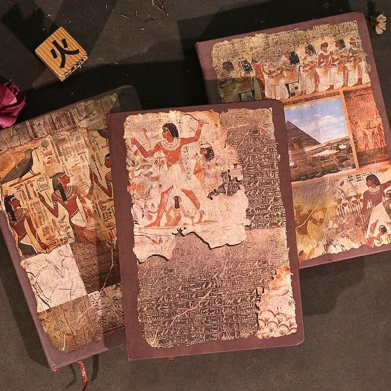Retro Egyptian-style A5 Journal Paper Books 110 pages