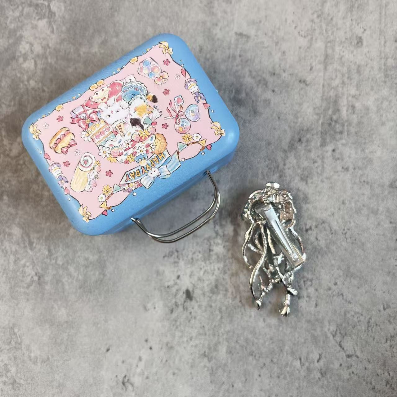 Sunny Handmade Blue Crystel Jellyfish Journal Clips
