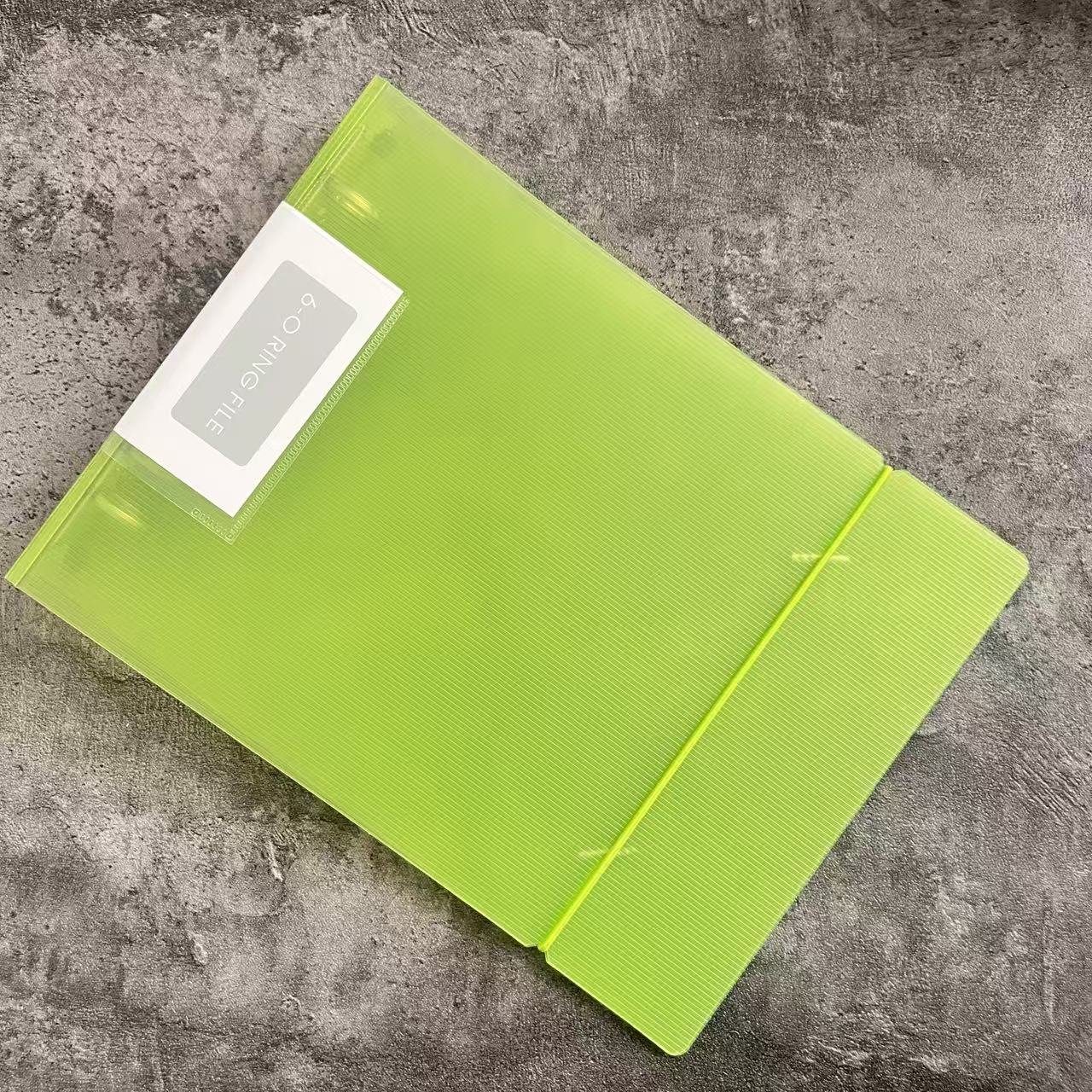 A5 Horizontal Loose-Leaf Binder, Clear Pocket Pages, Transparent Display Folder, Journal Organizer
