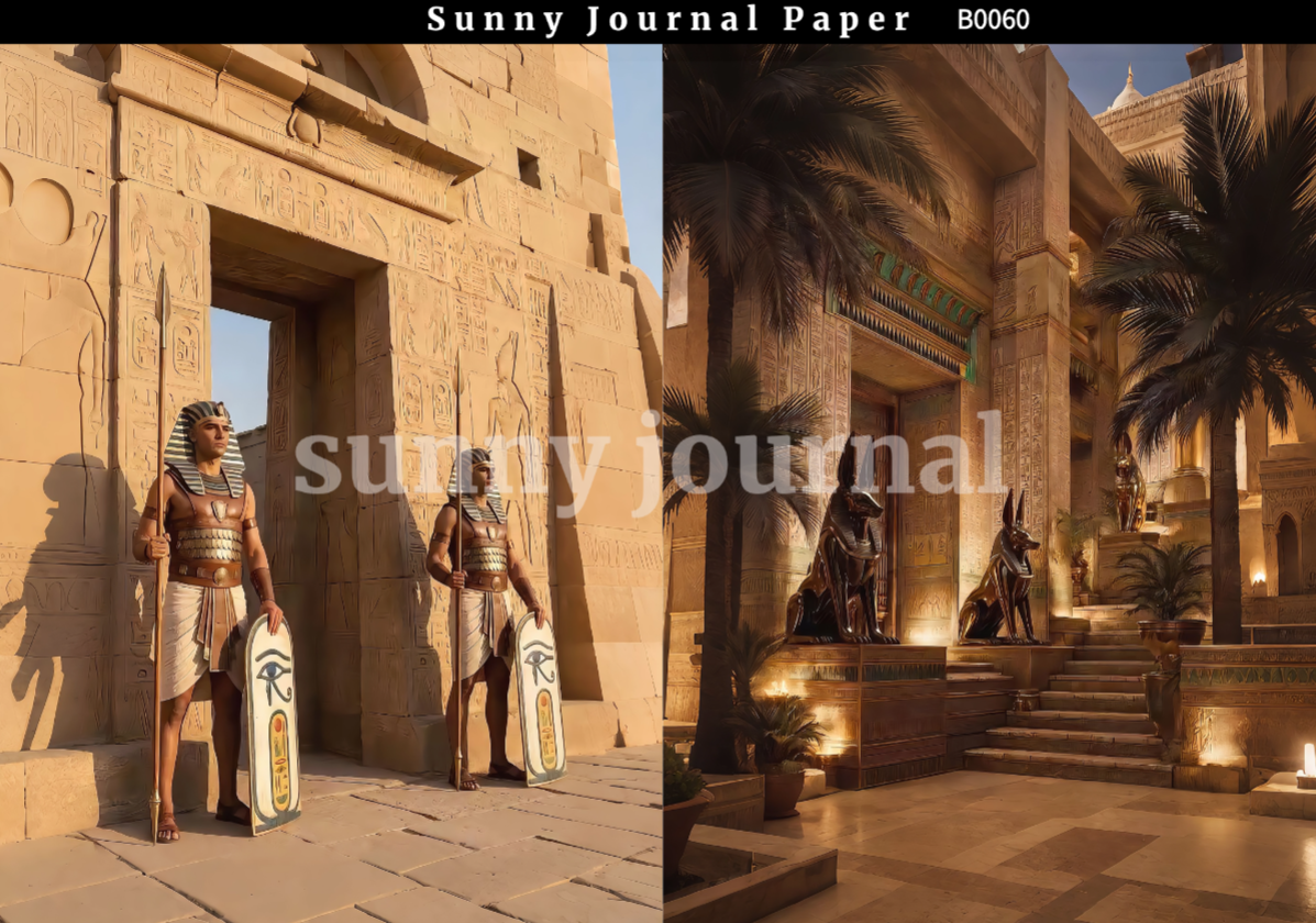 B0060-Archaeology of Egypt Paper A5 paper 10pcs no repeat
