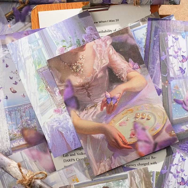 Vintage Watercolor Scrapbook Paper 30 Sheets Per Pack