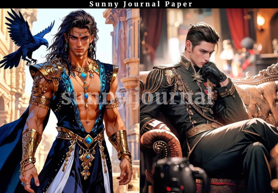B0038-Spicy men 20 images A5 paper no repeat