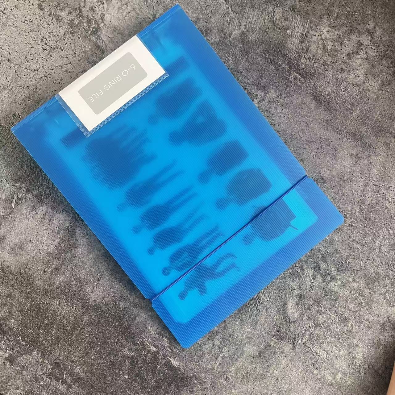 A5 Horizontal Loose-Leaf Binder, Clear Pocket Pages, Transparent Display Folder, Journal Organizer