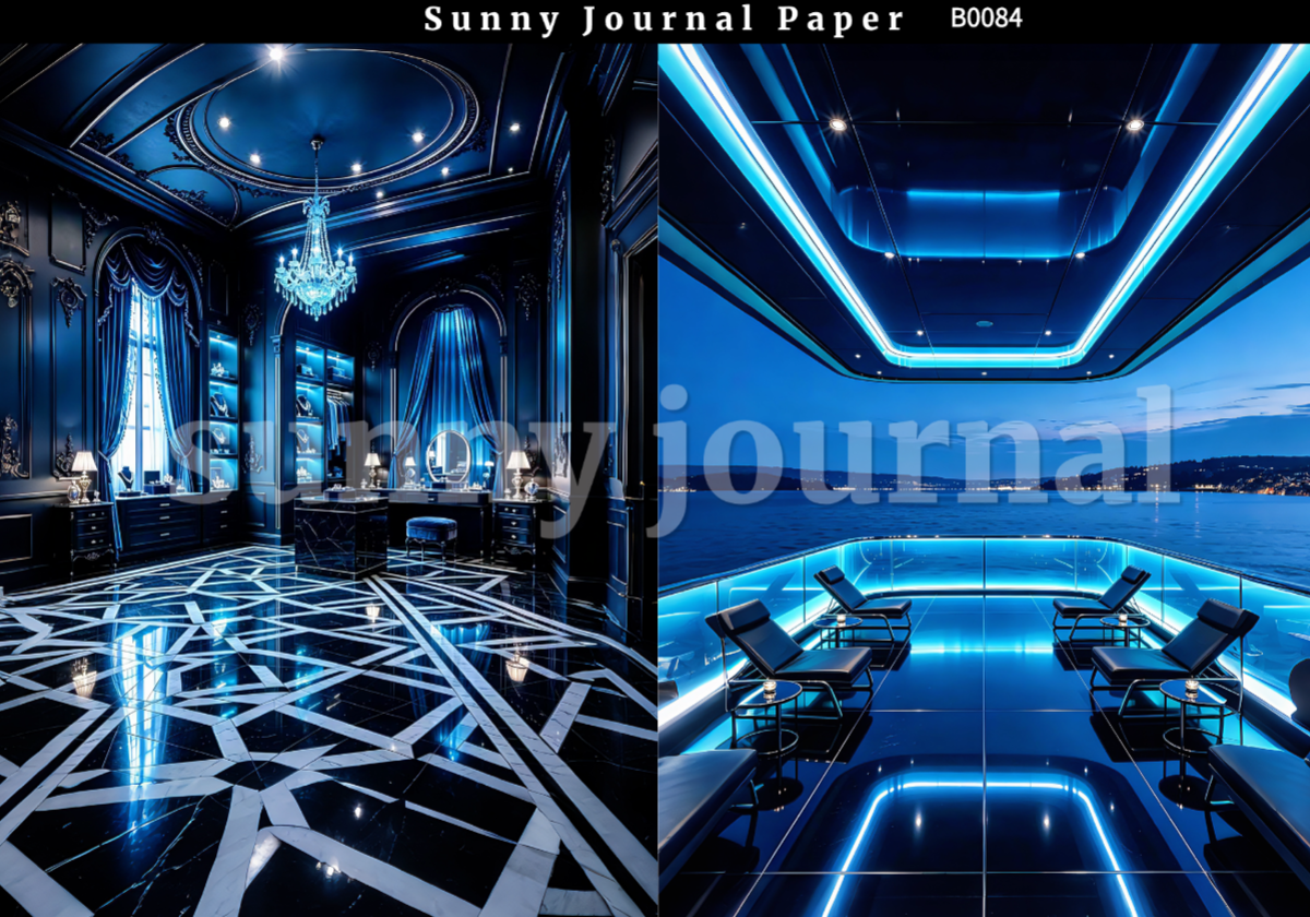 B0084-Luxury Interior Background A5 paper 10pcs no repeat