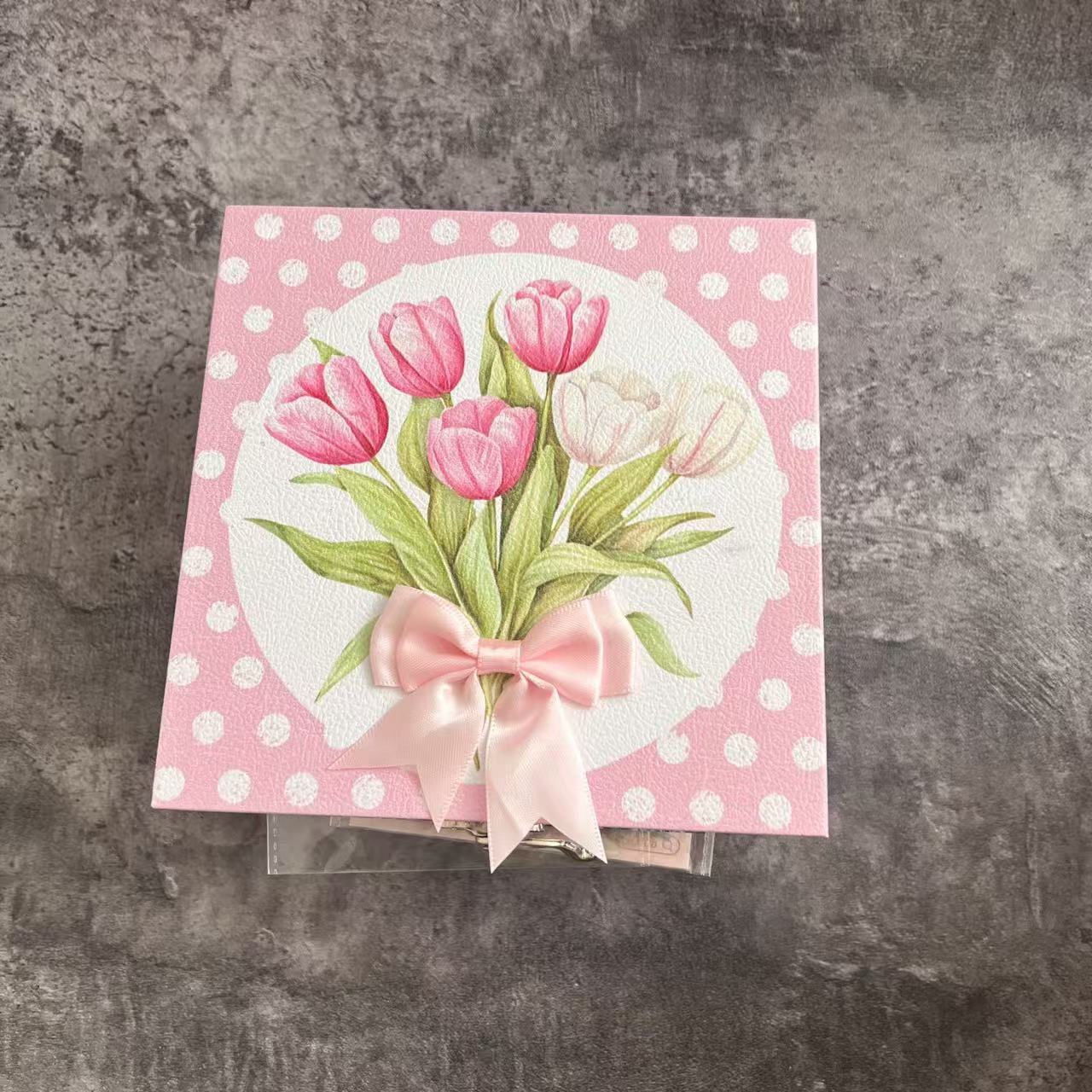Mystery Woonden Box For Journal Stickers/ Paper/ Tape（All Random Selections）