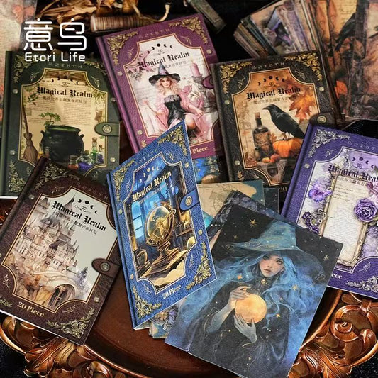 Magic World JunkJournal Paper 20 Sheets Per Pack