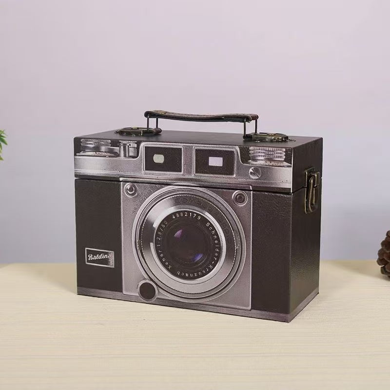 D0023 TV Radio Wooden Tape Boom Box