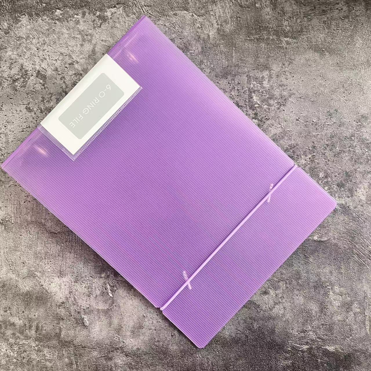 A5 Horizontal Loose-Leaf Binder, Clear Pocket Pages, Transparent Display Folder, Journal Organizer