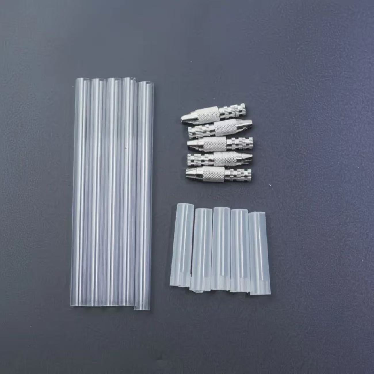 Craft Knife DIY Kit, Manual Homemade Knife Head, Acrylic Tube 13cm, Full Set Accessories, Utility Knife