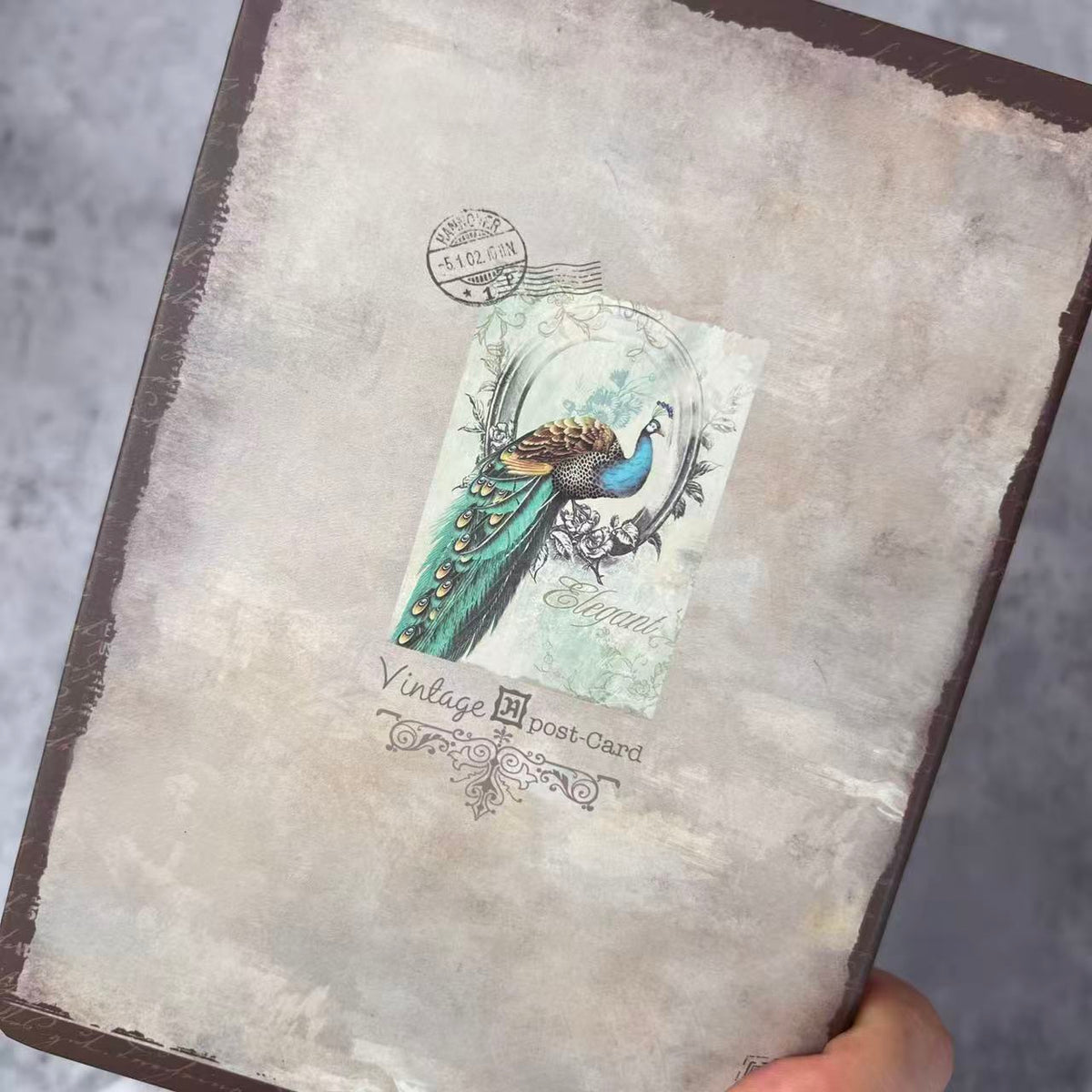 Retro Peacock A5 Journal Paper Books 110 pages