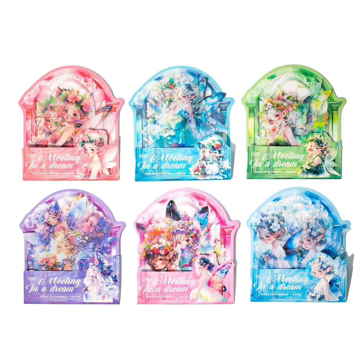Fairy PET Stickers 10 Sheets Per Pack
