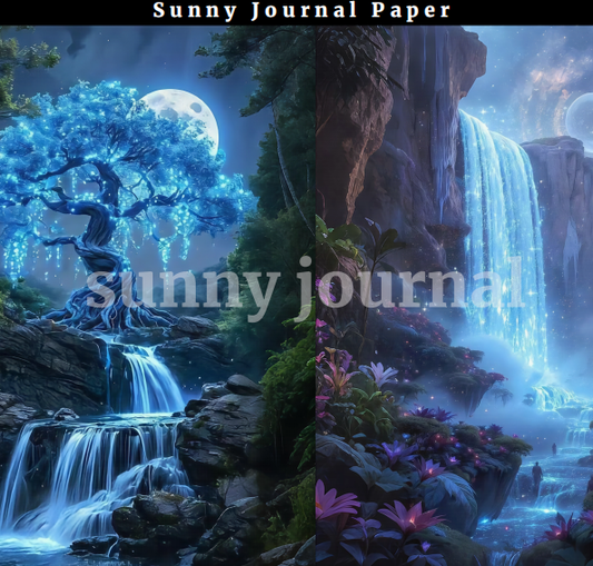 B0001-Fantasy A5 Paper 10 pcs no repeat