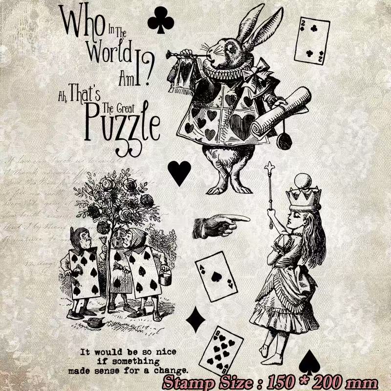 Classic Alice Clear  silicone Stamp