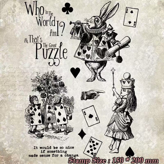 Classic Alice Clear  silicone Stamp