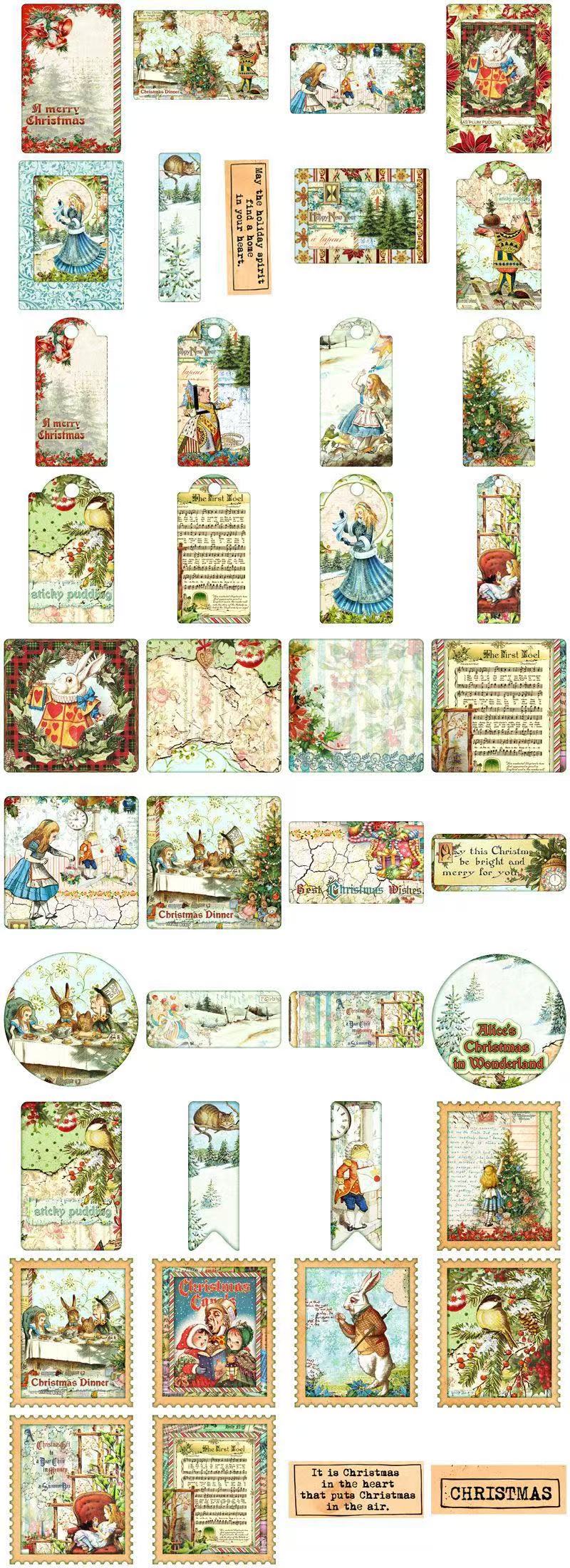 Alice in Wonderland Sticker Pack 7 designs