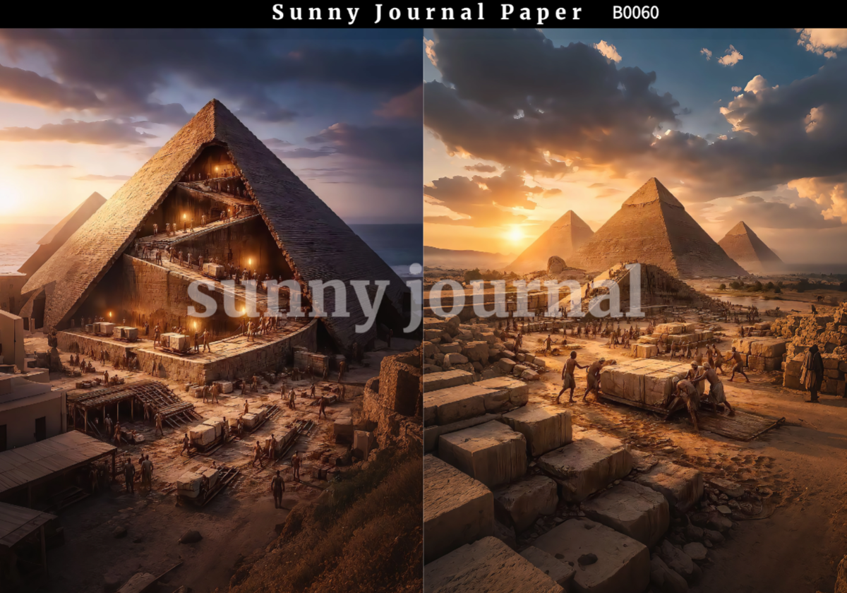 B0060-Archaeology of Egypt Paper A5 paper 10pcs no repeat