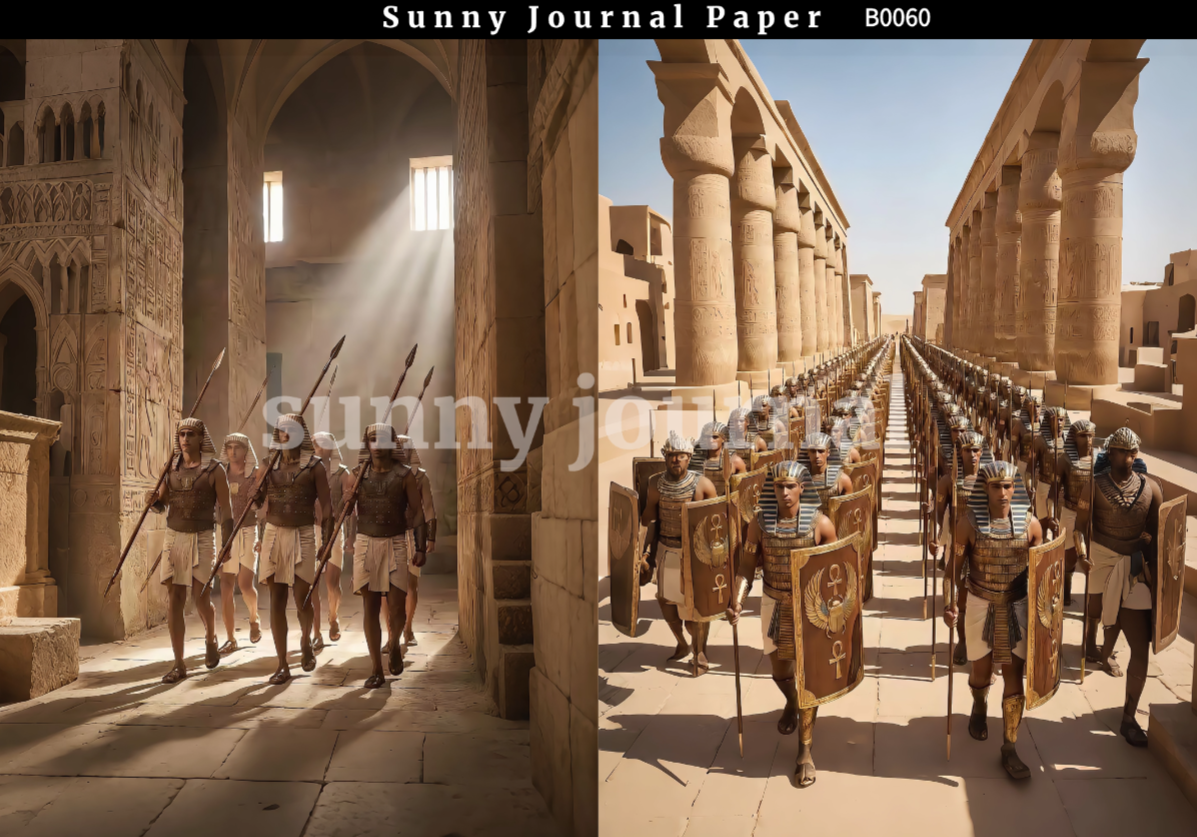 B0060-Archaeology of Egypt Paper A5 paper 10pcs no repeat
