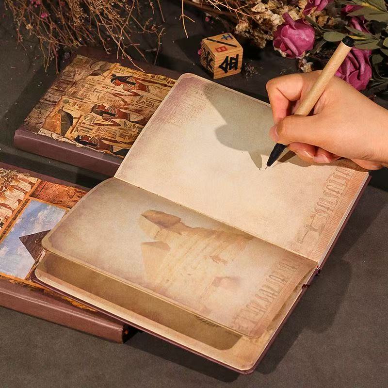 Retro Egyptian-style A5 Journal Paper Books 110 pages