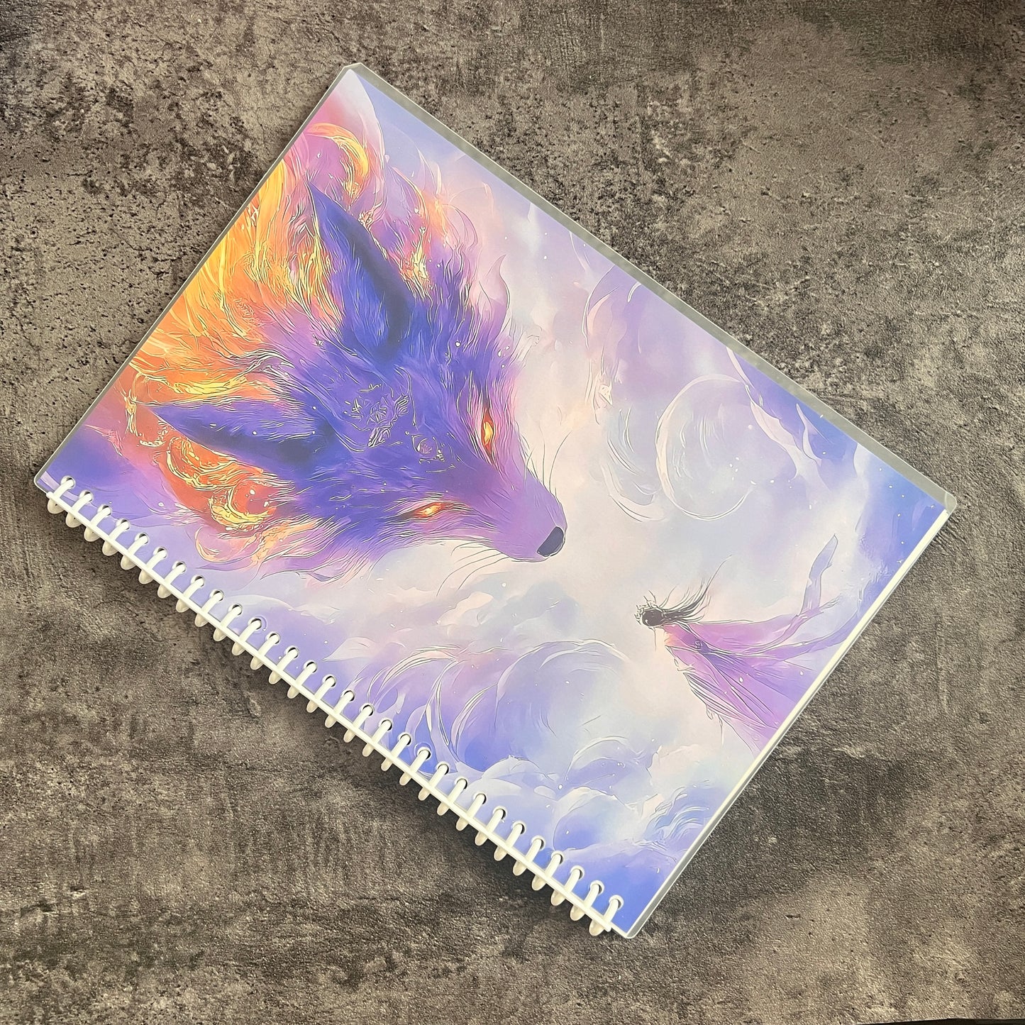 Purple Fox A4 Release Paper Books Detachable Ring Binder  (50 PCS)