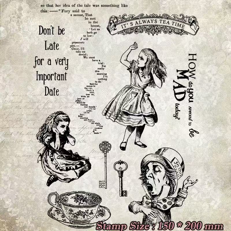 Classic Alice Clear  silicone Stamp