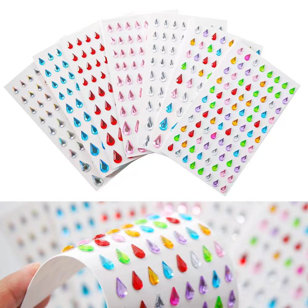 Gothic Tears Water drop 3D Stickers
