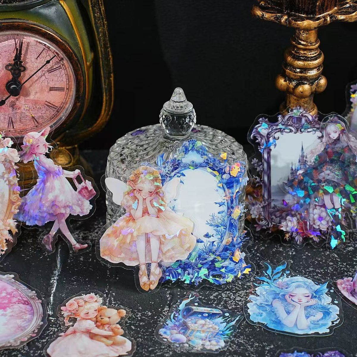 Mirror Fairy PET Stickers 30 Sheets Per Pack