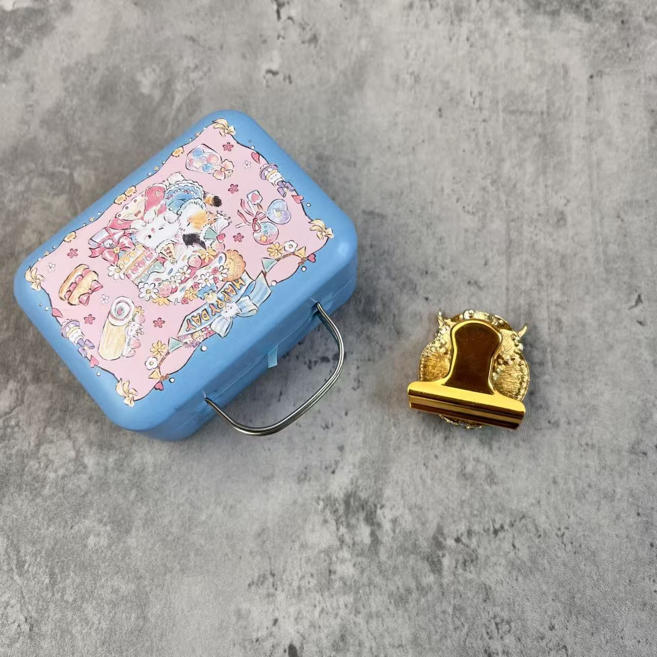 Sunny Handmade Blue Owl Journal Clips