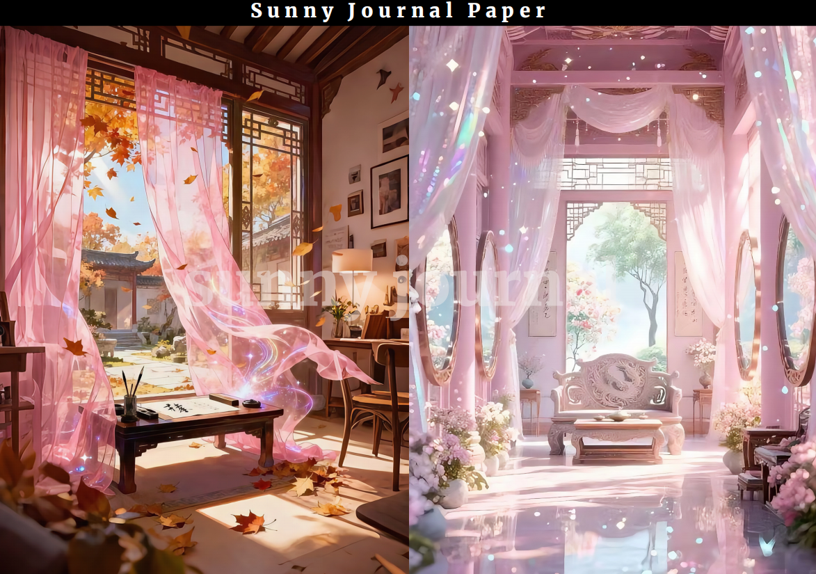 B0020-Chinese tradition style A5 Paper 10 pcs no repeat