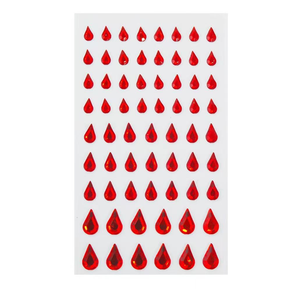 Gothic Tears Water drop 3D Stickers