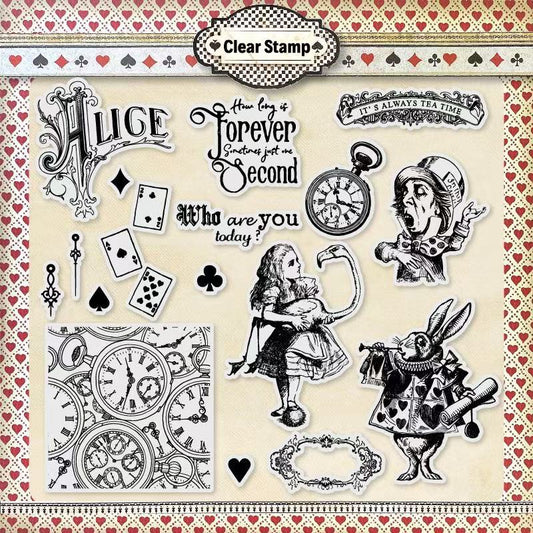Classic Alice Clear  silicone Stamp