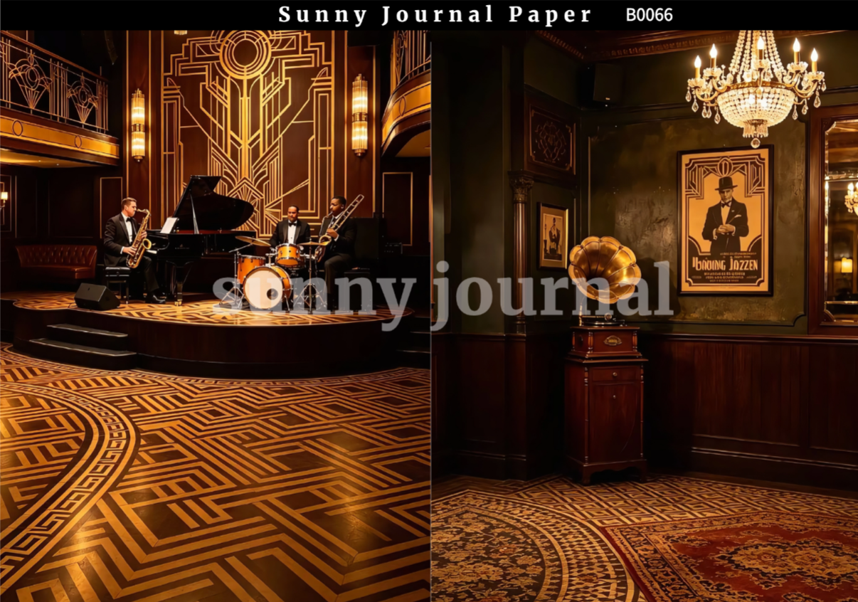 B0066-Luxury Bar Paper A5 paper 10pcs no repeat