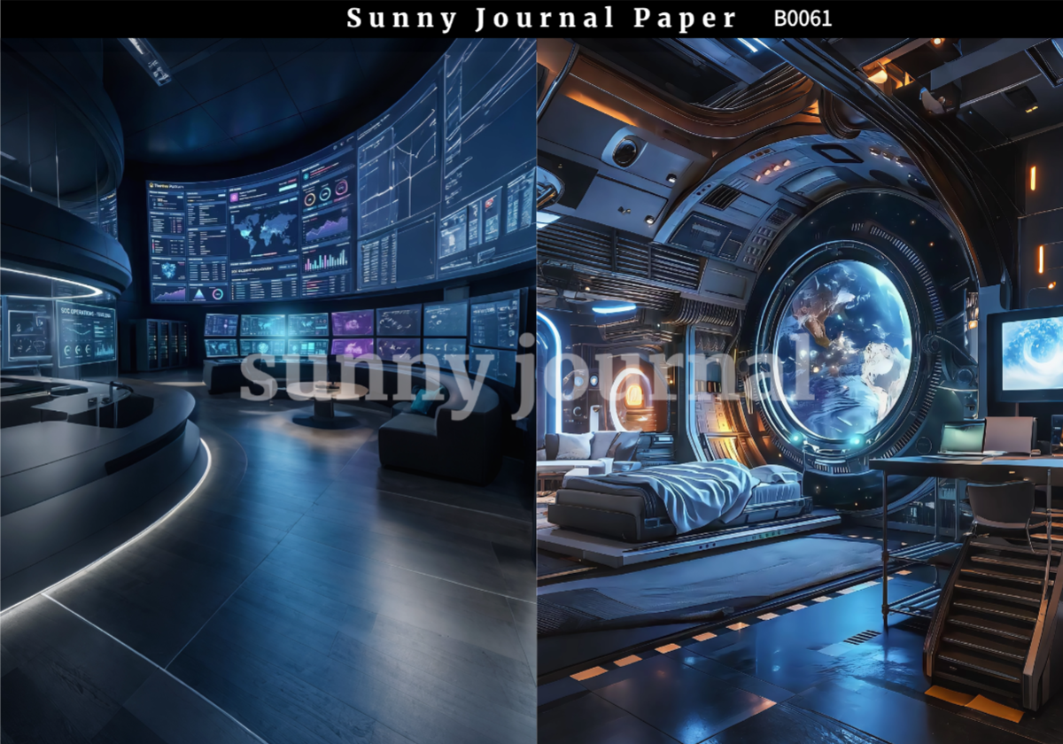 B0061-Second Planet, Outer Space, Cosmic Immigration Paper A5 paper 10pcs no repeat