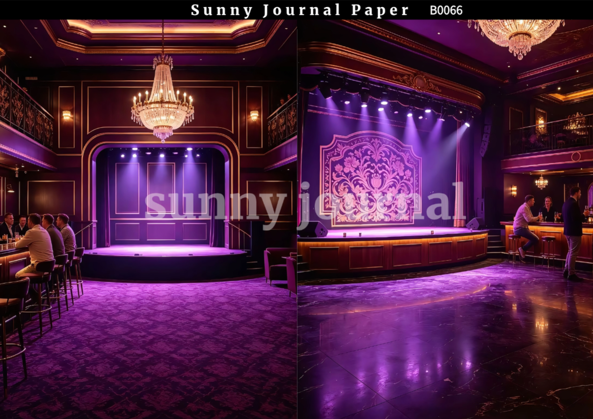 B0066-Luxury Bar Paper A5 paper 10pcs no repeat
