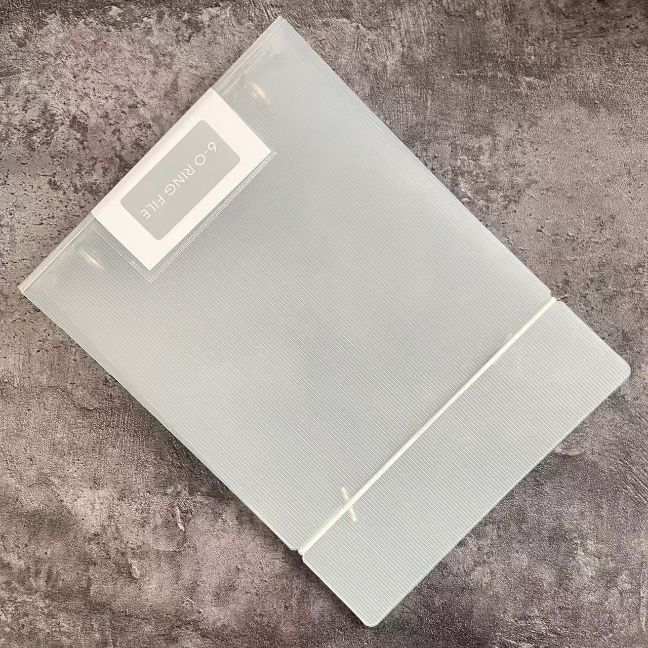 A5 Horizontal Loose-Leaf Binder, Clear Pocket Pages, Transparent Display Folder, Journal Organizer