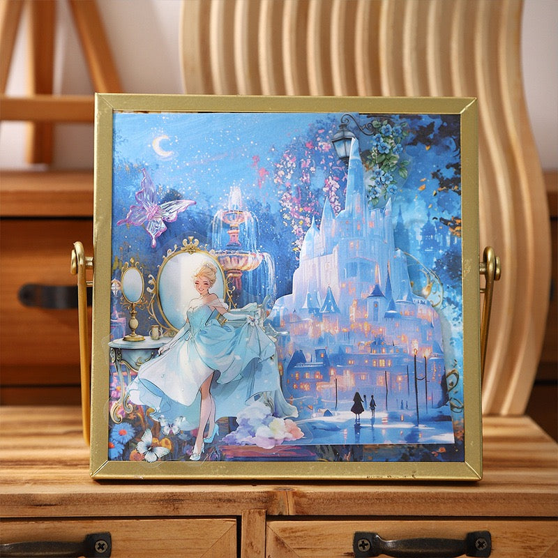 Wonderful Day Fairy‑Tale Themed Background Stickers 10pcs one pack