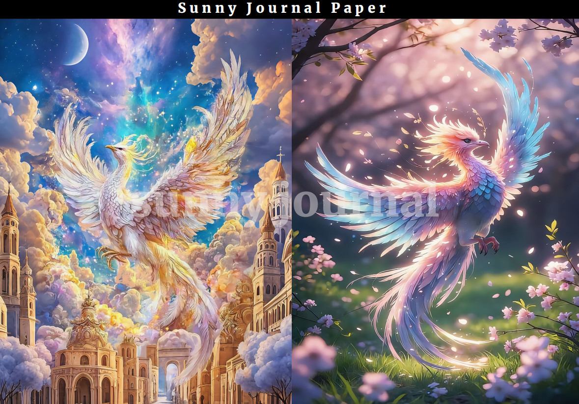 B0011-Phoenix A5 Paper 10 pcs no repeat