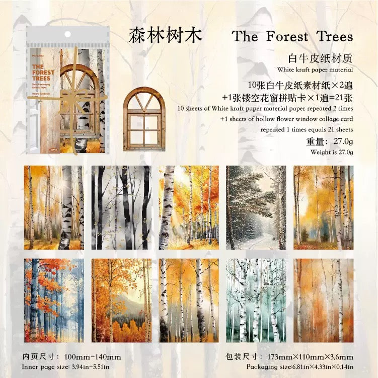 Nature Scenery Book Series Journal Paper 21 Sheets