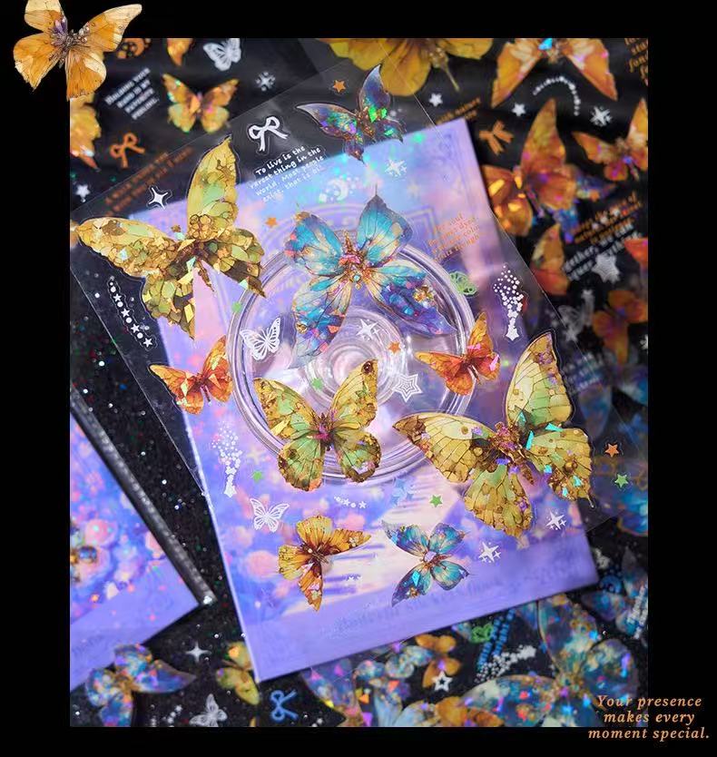 Butterfly PET PRE-CUT Sticker Book