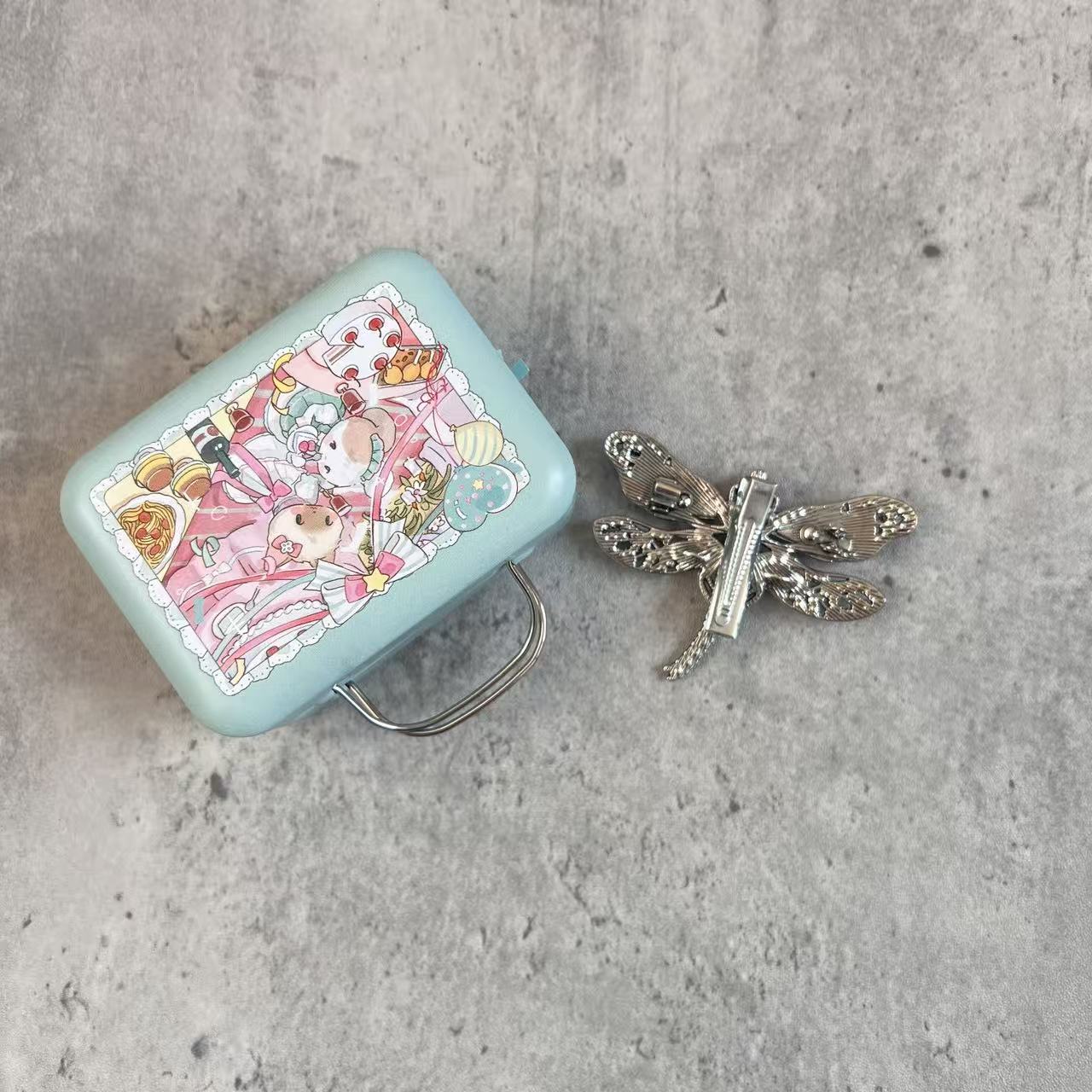 Sunny Handmade Blue Gragonfly Journal Clips