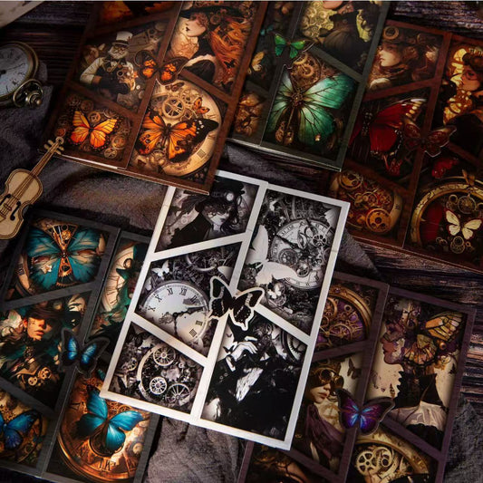 Steampunk Butterfly Journal Paper 30 Sheets Per Pack