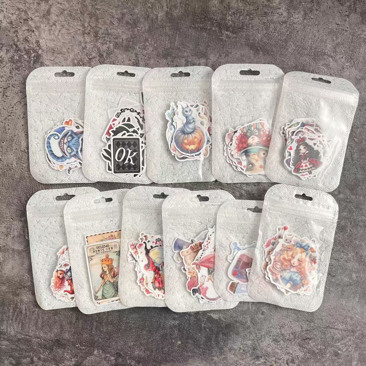 Alice in Wonderland Sticker Packs 11 designs